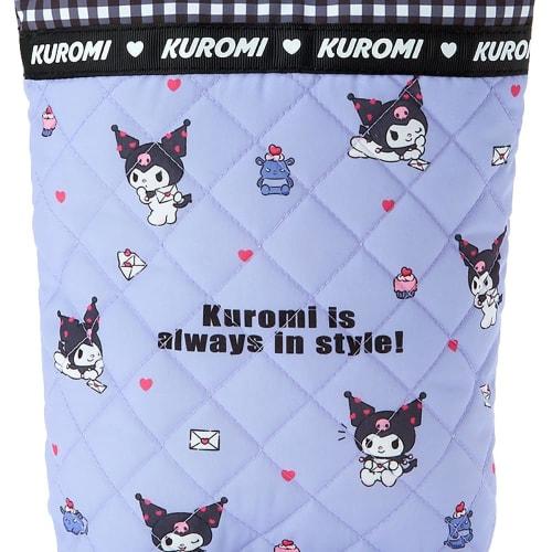 Sanrio (SANRIO) Sanrio Shoe Bag Kuromi Kuromi-chan Kuromi 28ÁE2ÁEcm Quilted Bag Character 207918 SANRIO