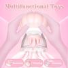 Sucking Sex Toys Breast Massager Vibrator for Women Licking Tongue Clitoral Stimulation Nipple Oral Female Masturbation Tools