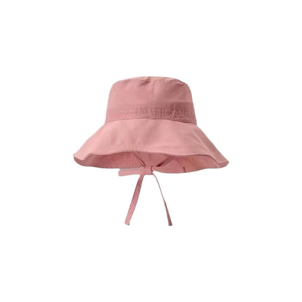 Breathable Fisherman Hat Solid Color Wide Brim Sun Hat Simple Sunscreen Bucket Hat  Beach