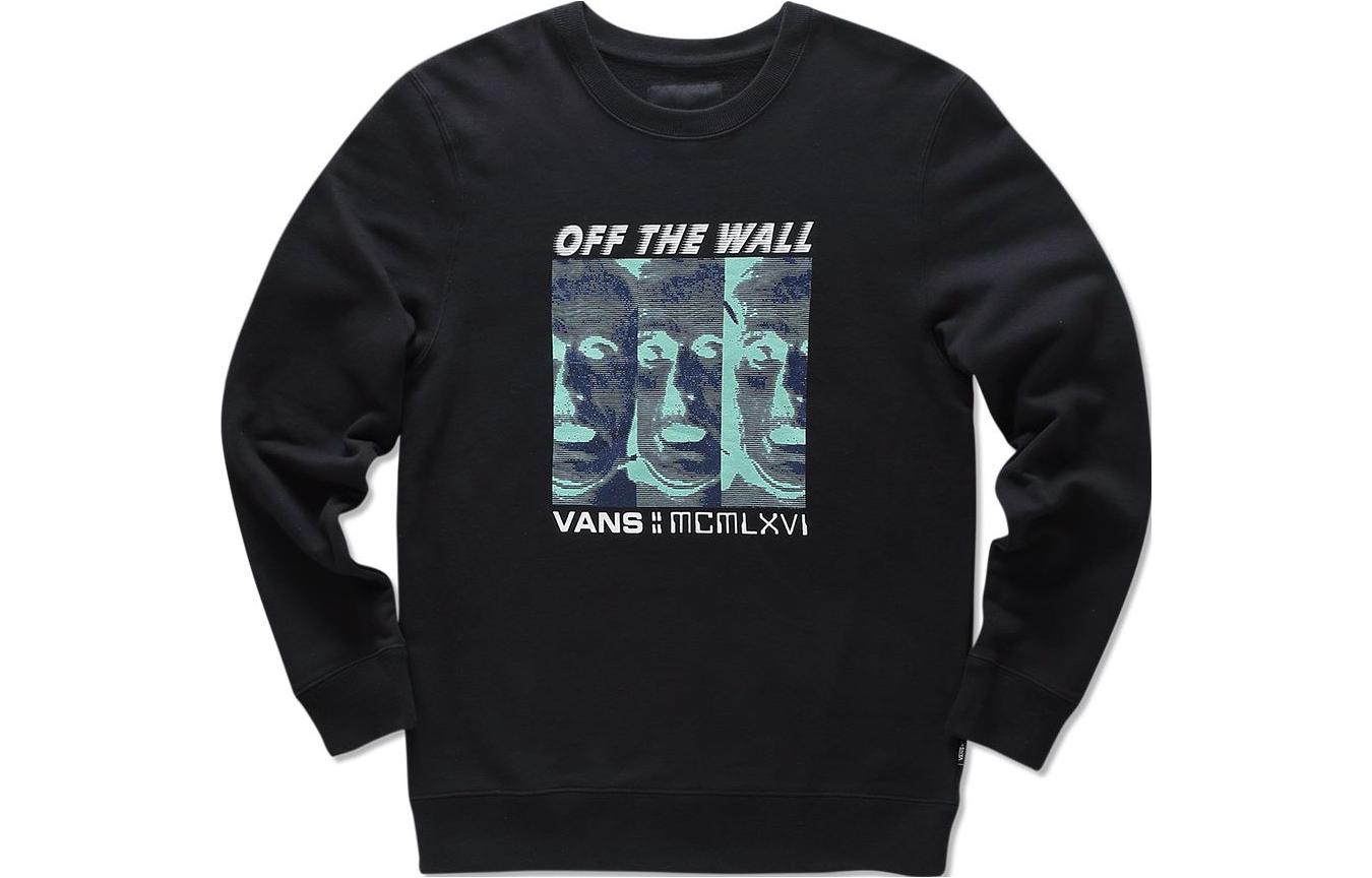 Vans Sweatshirts Men s Black Crew Neck Moderate Other VN0A33XYBLK S