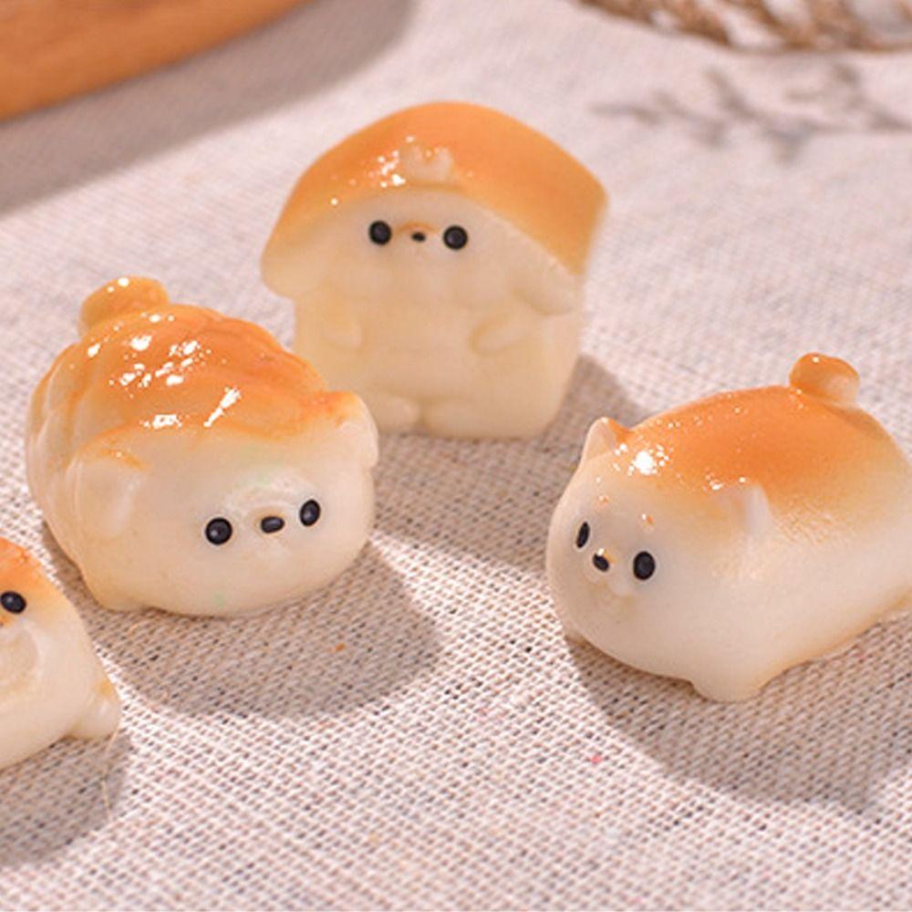 Handicrafts Dog Bread Figurines Miniatures Mini Bread Ornaments Dog Bread Statue Wedding Party