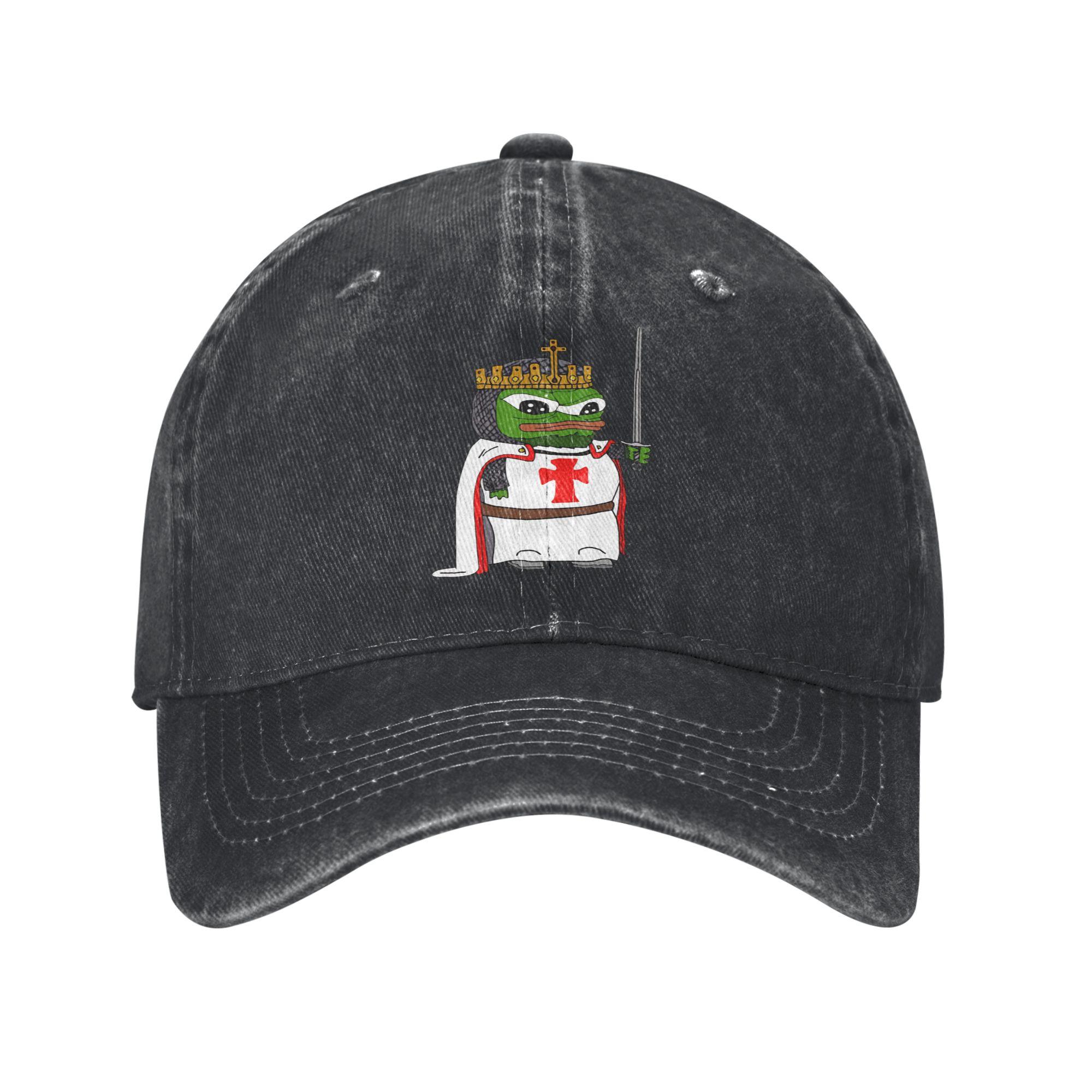 

Knights Templar Sun Baseball Cap Trendy Men Adult Washed Hip Hop Hats Dropshipping Tennis Skate Baseball Caps Birthday Gift One Size