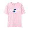 Heartbeat Design Nicaraguan Flag Nicaragua Family T Shirt Summer 2024 New Fashion Cotton Tops Shirt Printed Tshirts For Unisex