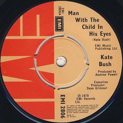 7inch Record KATE BUSH - Man With The Child In His Eyes EMI2806 EMI 1978 UK Rock Used