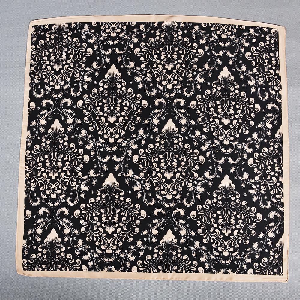 BYSIFA Men Women Black Beige Silk Scarf Cape Foulard Fashion Winter Scarves Accessories Spring Fall Brand Square Scarves Hijabs