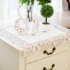 High-End Embroider Bedroom Nightstand Cover Fabric Craft Cover Cloth Embroidered Idyllic European Dust Towel Tablecloth Tablecloth Square Towel
