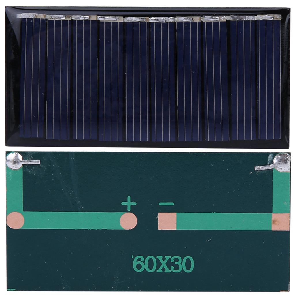 50MA 5V Mini Solar Panel Battery Charger Polycrystalline Silicon Outdoor Charging Power Supply