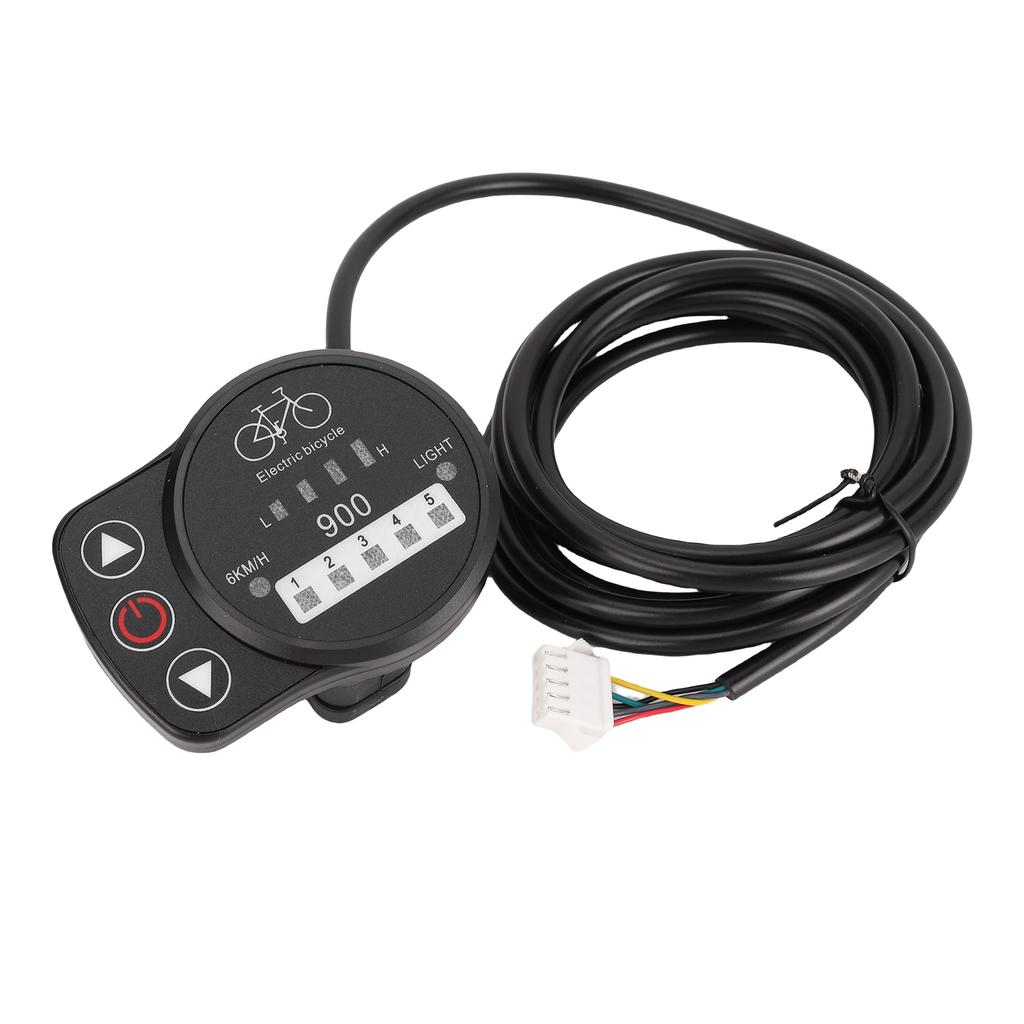 Electric Scooter Display Control Panel 24V 36V 48V KT LED900 Bike LED Display Meter with SM Connector