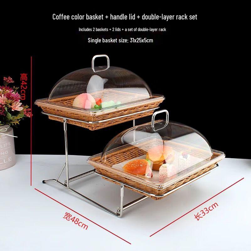 European Style Double-Layer Buffet Tray