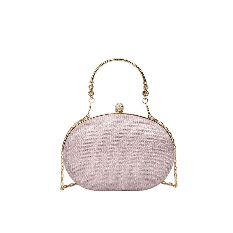 Fashion Acrylic Solid Color Crossbody Bag 2025 Hot Selling Designer Chain Popular Versatile Concise Western Style Shoulder Bag