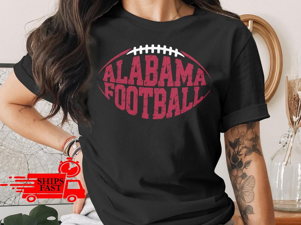 Alabama Football T-Shirt Comfort Colors Distressed Vintage Game Day Shirt