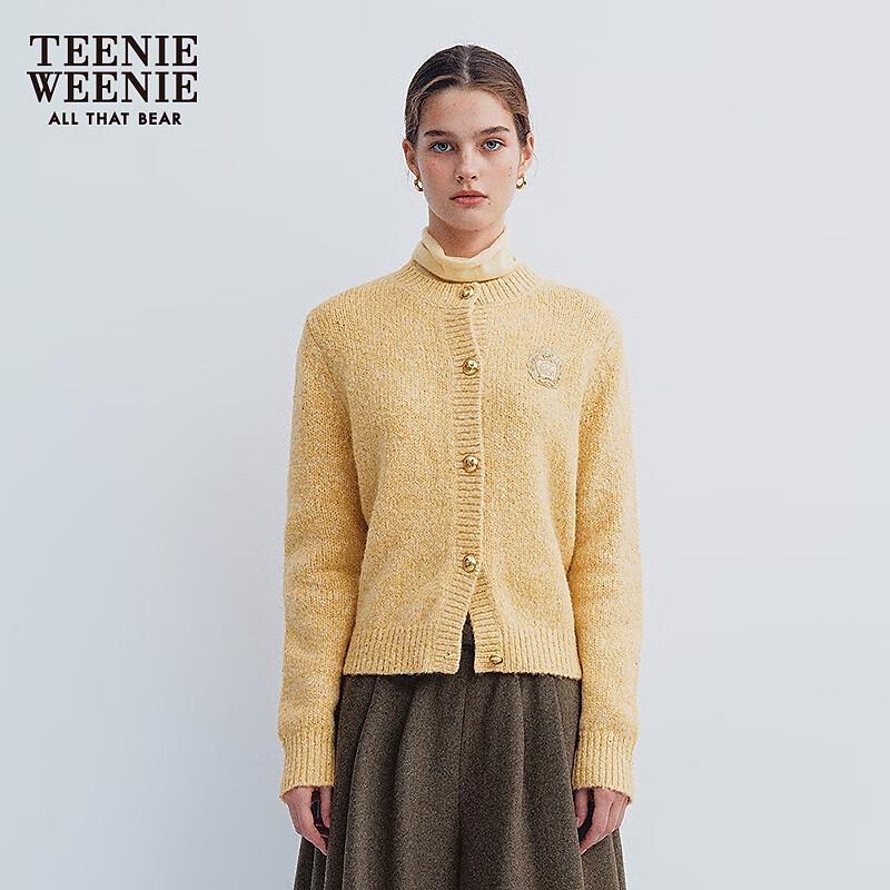 Teenie Weenie Women's Bear Graphic Knitted Cardigan