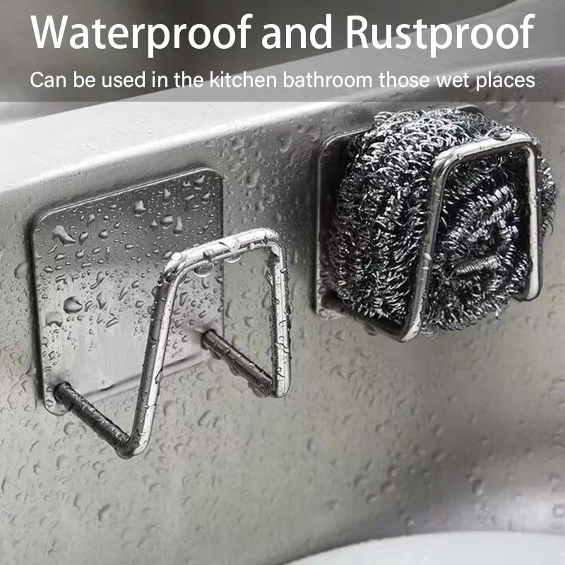 Kitchen Sink Sponge Holder Stainless Steel Sponge Holder Kitchen Sponge Holder Sink Accessories Under Sink Organizer