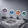 Casio Liquid Crystal/Pointer Dual Display Series Waterproof Shockproof Sports Quartz Movement Resin Strap GMA-S2100WS-7APRGA-2100WS-7APR