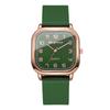 Women Square Watches Casual Silicone Strap Quartz Watch for Girls Clock