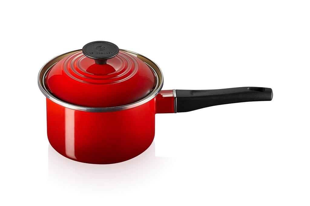 Le Creuset Enamel Saucepan EOS 16 cm Cherry Red [Official Product in Japan]