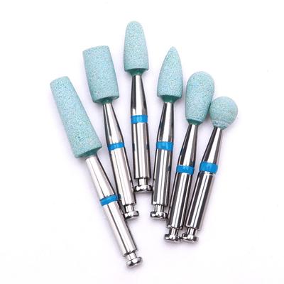 1Pc  Dental Ceramic Diamond Grinder Ra 2.35Mm Polishing Head Polisher Dentistry Drills For Zirconia Crown Porcelain Polish