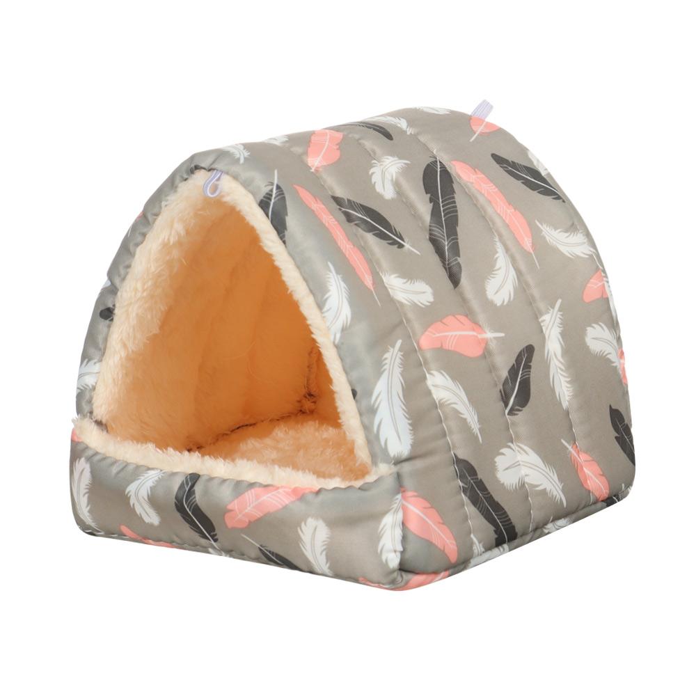 Hamster Nest Winter Warm Weiche Matte Aufhängbares Hamsterhaus Kleintier Schlafbett Mini Haustier Kaninchen Eichhörnchen Nest Meerschweinchen Nest