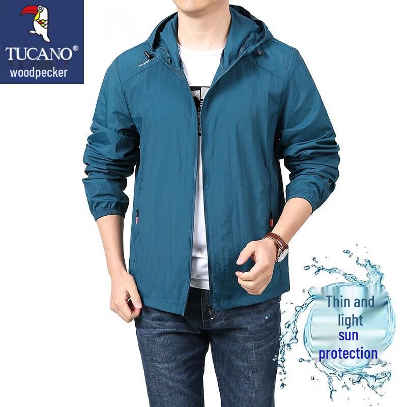 TUCANO Men's Hooded UPF50+ Sun Protection Jacket