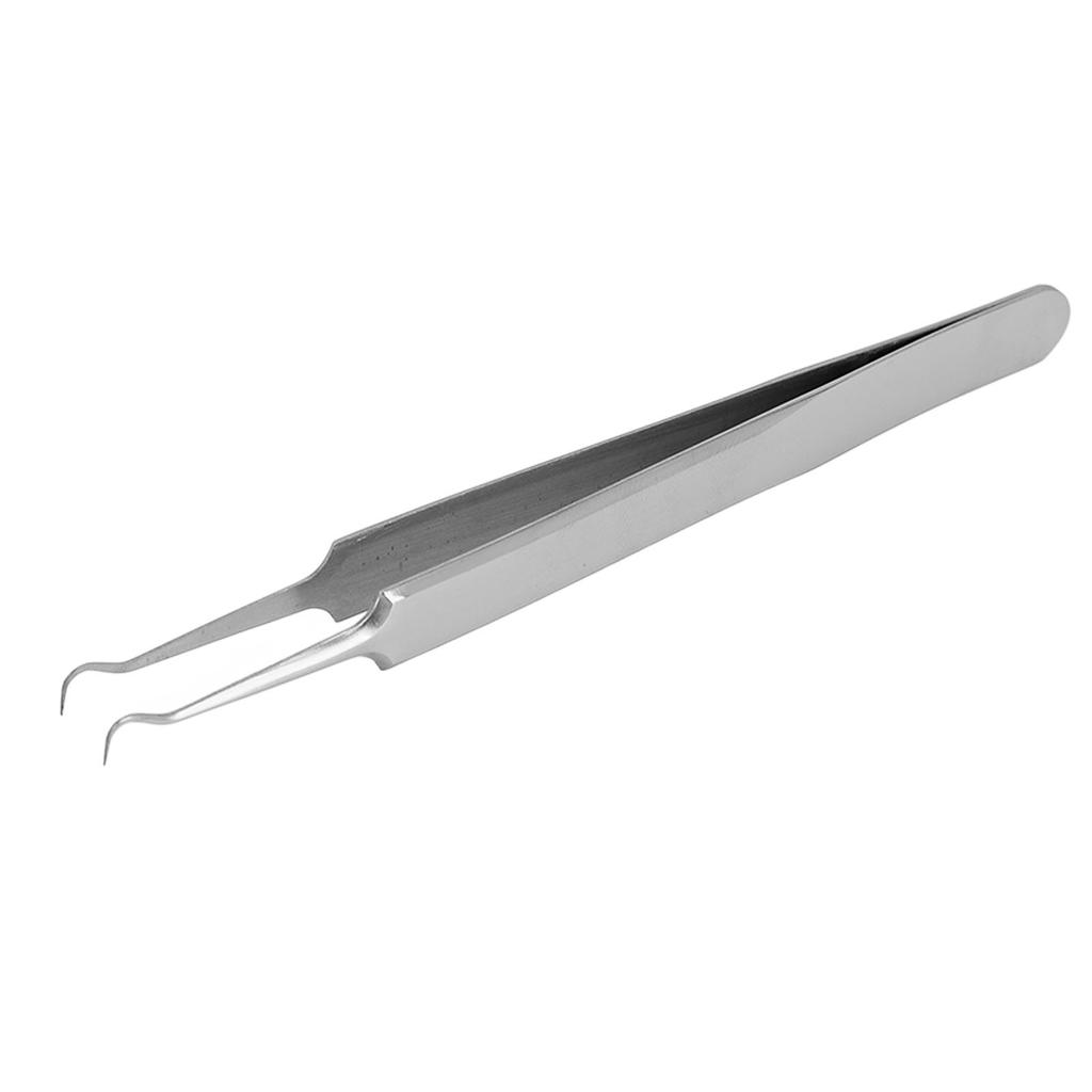 Pimple Popper Tool Blackhead Tweezers Curved Stainless Steel Pimple Needle for Men Women