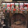 Set of 6 Christmas Giftbag Socks for Home Decoration Indoors Outdoor Hanging Stockings for Fireplaces Christmas Tree