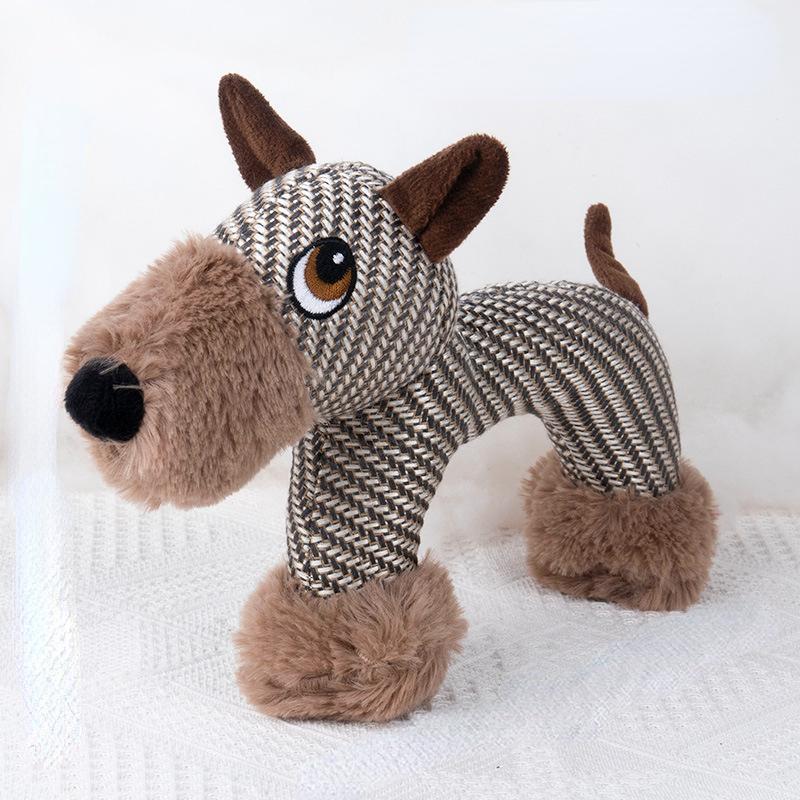 

Плюшевые игрушки для собак, вельвет для маленьких и средних собак, пищащая игрушка для собак, устойчивая к укусам, жевательная игрушка, молярная чистка зубов, игрушки для щенков