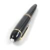 Great MONTBLANC fountain pen Meisterstuck 149 Cap type Black gold 18K mens Used