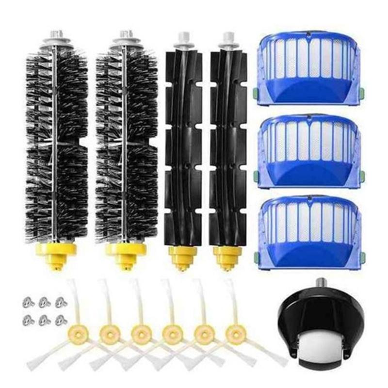 Main Brush Vacuum Cleaner Filter Side Brush Replacement Part Sweeping Robot Accessories for 645 646 647 648 649 Models