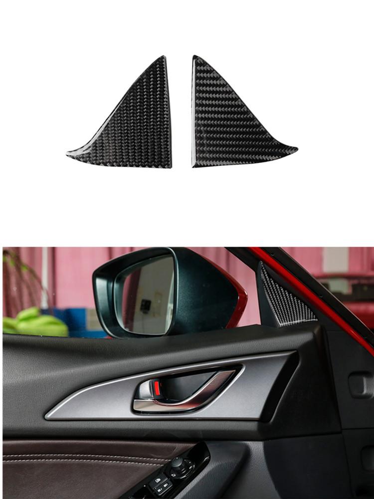 Car Interior Decoration Protection Carbon Fiber Sticker For Mazda 3 Axela 2017-2018 Styling Accessories