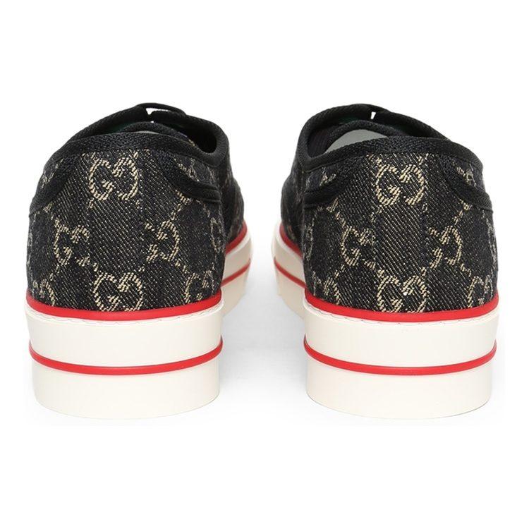 Gucci Tennis 1977 Low 'GG Logo - Black Denim' 655699 UN340 1292