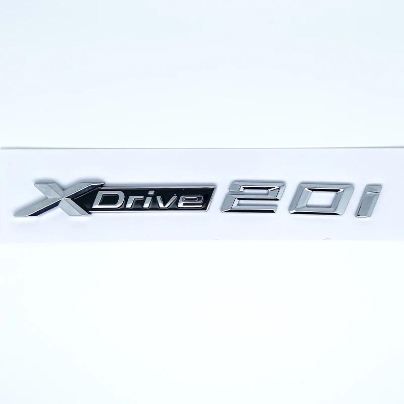 3D ABS XDrive Emblem Car Fender Rear Trunk Sticker X Drive 20d 20i 23d 23i 25d 25i 28d 28i For BMW X1 X2 X3 X5 X6 X7 UQ9
