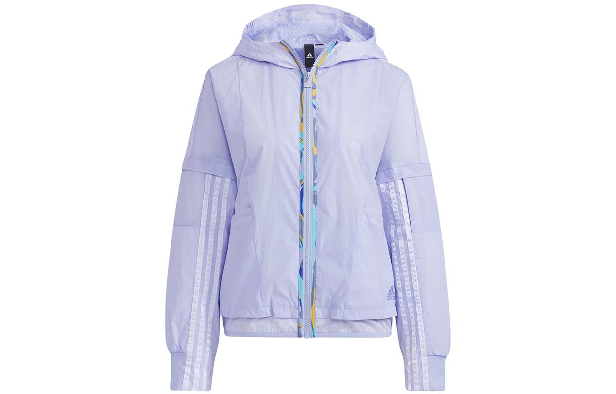 Adidas Jackets Women s Light Purple Hooded Moderate Other H09742 M