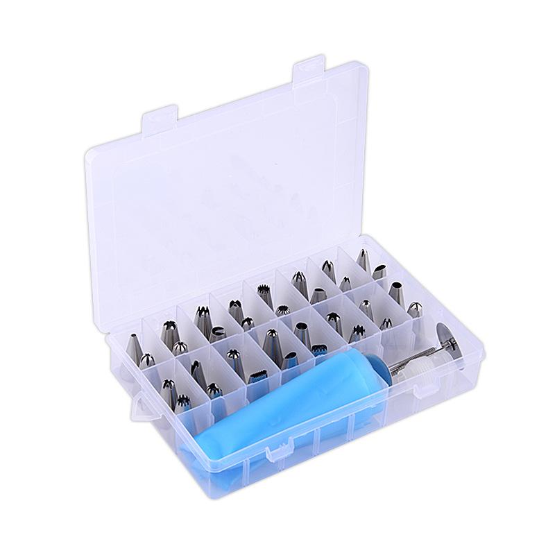 

32 Head Piping Nozzle Set, Piping Bag Baking DIY Tool One Size белый