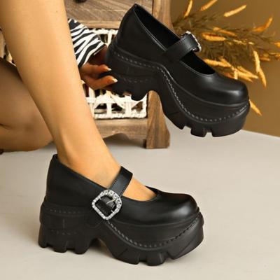 Damen Sneaker Mode Plateau High Heels Trend Japanischer Stil Vintage Lolita Schuhe Damen Outdoor College Student Damen Schuhe