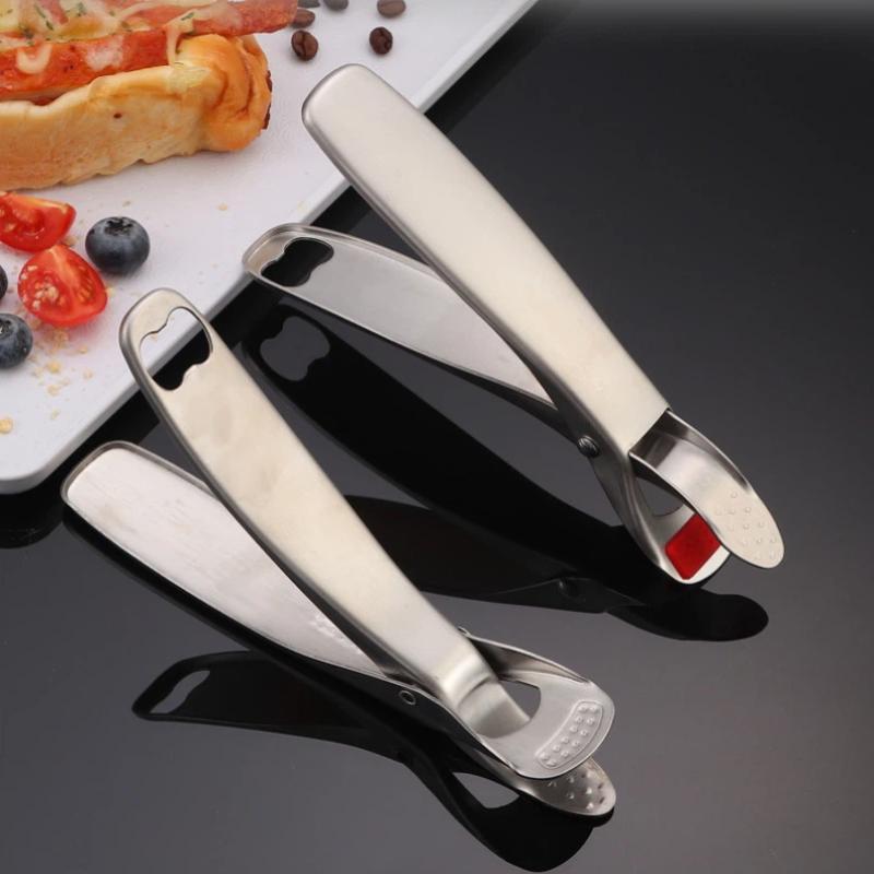 201 Stainless Steel Bowl Clip Kitchen Supplies Household Casserole Tray Lifter Steamer Silicone Clip Anti-Scalding
