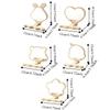 Chew-Proof Construction Wood Bird Training Stand Hanging Parrot Play Rack  Small Medium Animals