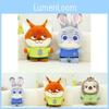 Niedliches Zootopia-Plüschtierset mit Judy und Nick – Weiche Kuscheltiere als Geschenk