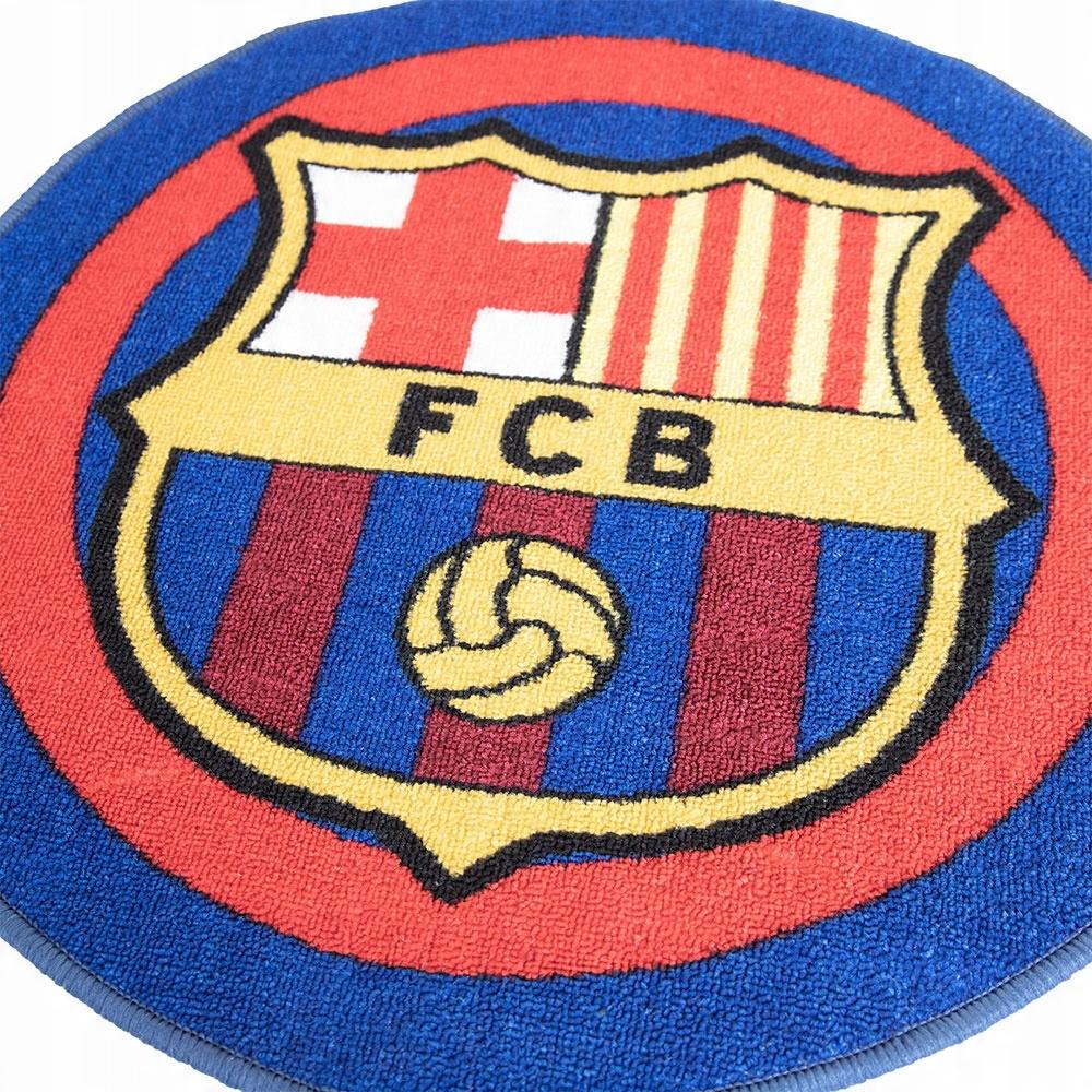 FC BARCELONA Runder Teppich mit kurzem Flor 60 cm BARCA TEPPICH