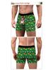 2024 Herren Kreative Weihnachts-Print Boxershorts