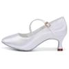 Modern Dance Shoes Women Waltz Dancing Shoes Heeled 5.5CM Latin Ballroom Shoes