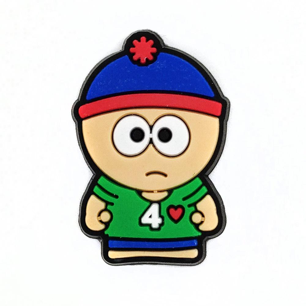 South Park Cartoon Clog Blumendekorationen - DIY Schuhschnallen-Accessoires