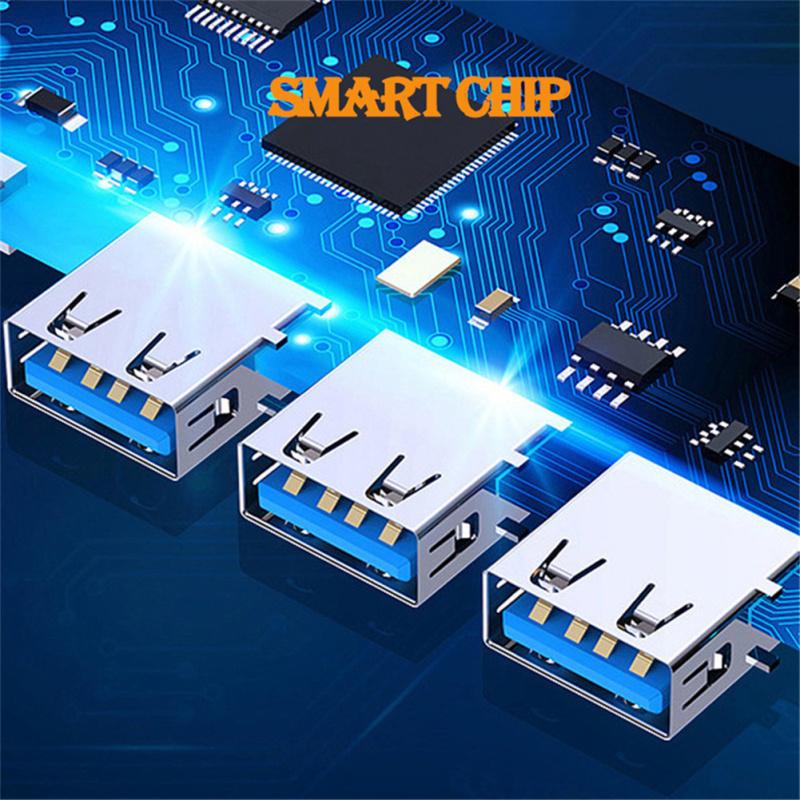 High-speed Type-c Usb C Hub 4-port Multi Splitter Adapter Otg Compatible For Lenovo Huawei Xiaomi