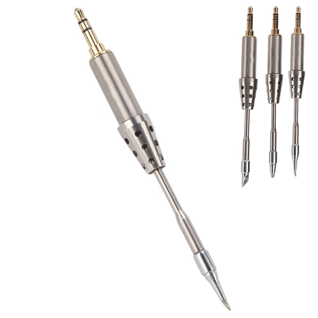 Soldering Head 300℃-360℃ Solder Iron Tip Internal Heating Aluminum Alloy for TS80 Model for Electric Welding for Industry