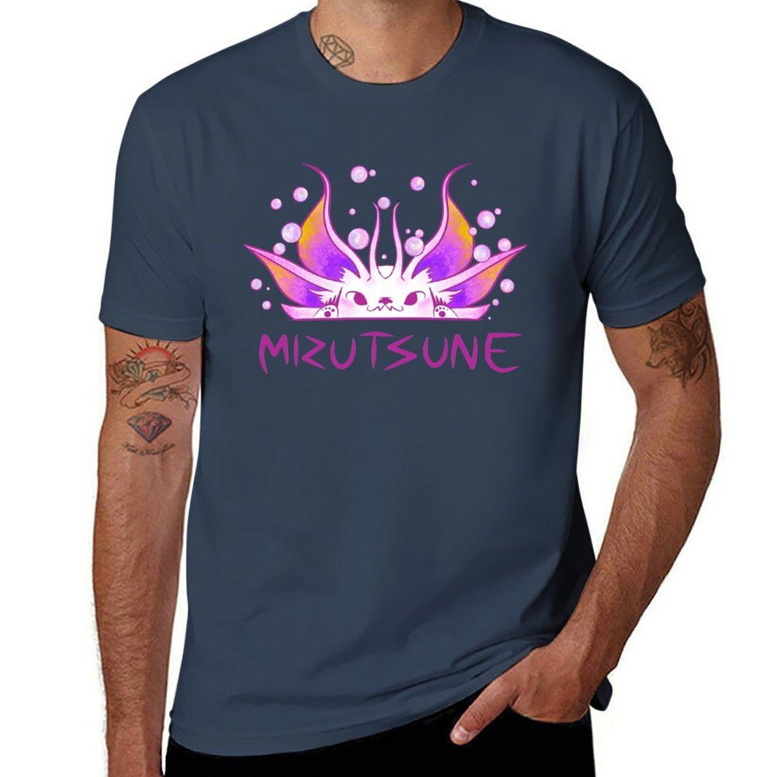 Colorful Peeky Mitzusune 2 TShirt Minimal Art Print TShirt S