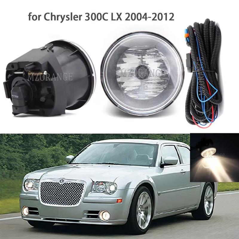 Fog Lights For Chrysler 300C(5.7L) 2005 2006 2007 2008 2009 Car Front Halogen Fog Lamp H10 12V 42W 4805858AA Accessories