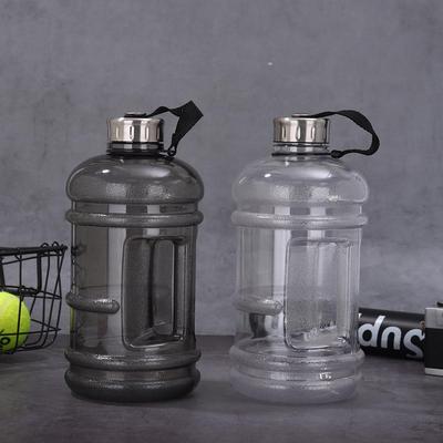 2.2L Durable Plastic Sports Water Bottle with Steel Lid - Drop-Resistant and Portable for Outdoor Use