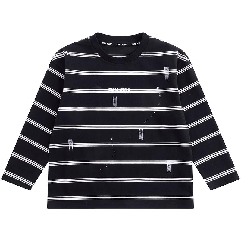Boy s Striped Long Sleeve T-Shirt 120