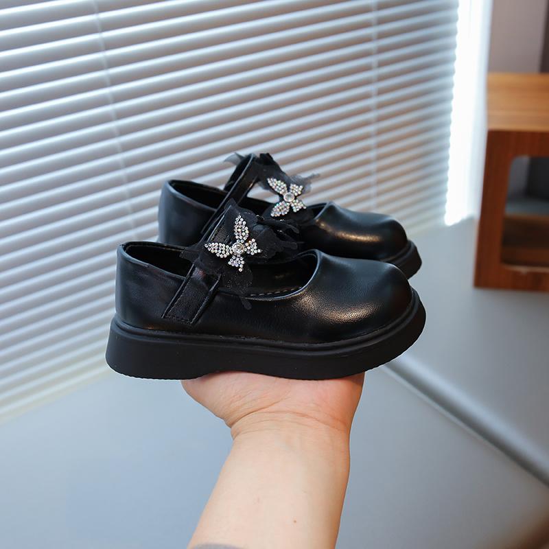 Kids Shoes New Trendy Design Party Bow Mary Jane Dress Shoes Princess Shoes Kids New Design