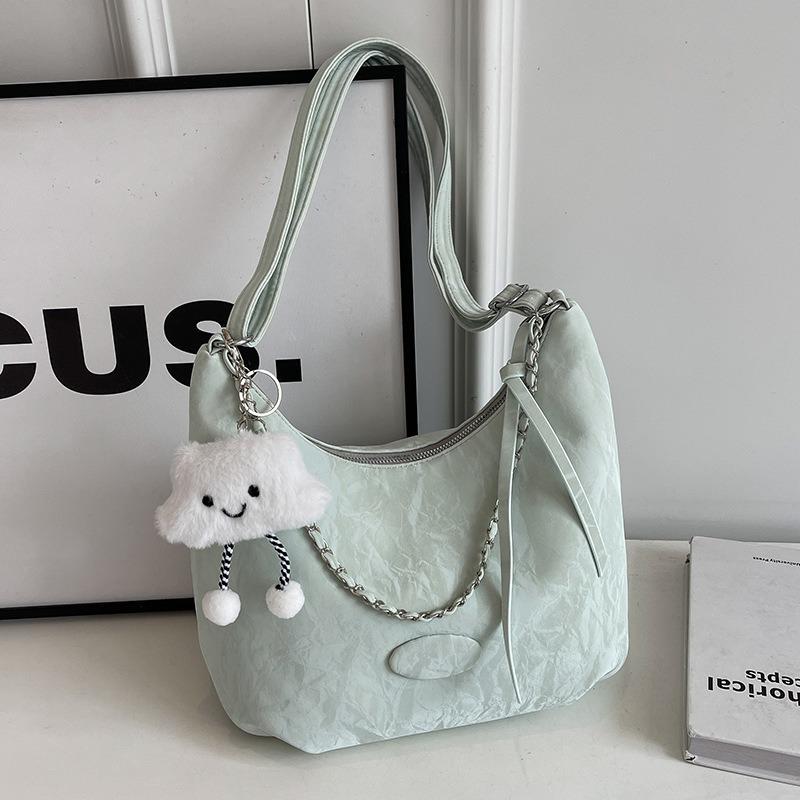 Casual Student Soft Surface Large-capacity Bag Women's New Summer Work Commuter Bag Fashionable Shoulder Messenger Bag