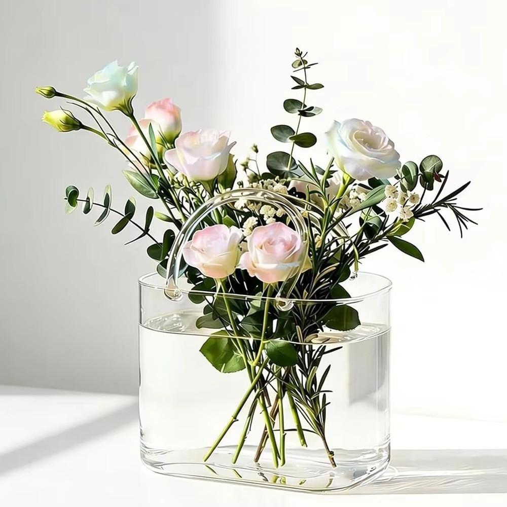Transparent Summer Teacup Unique Shape Wine Cup Portable Juice Cup  Summer Drink